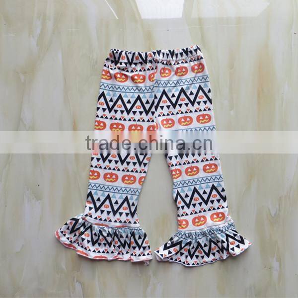 YW-070 boutique baby halloween clothes suit dress/pumpkin ruffle pants and neckerchief/scarf cheap china wholesale clothing