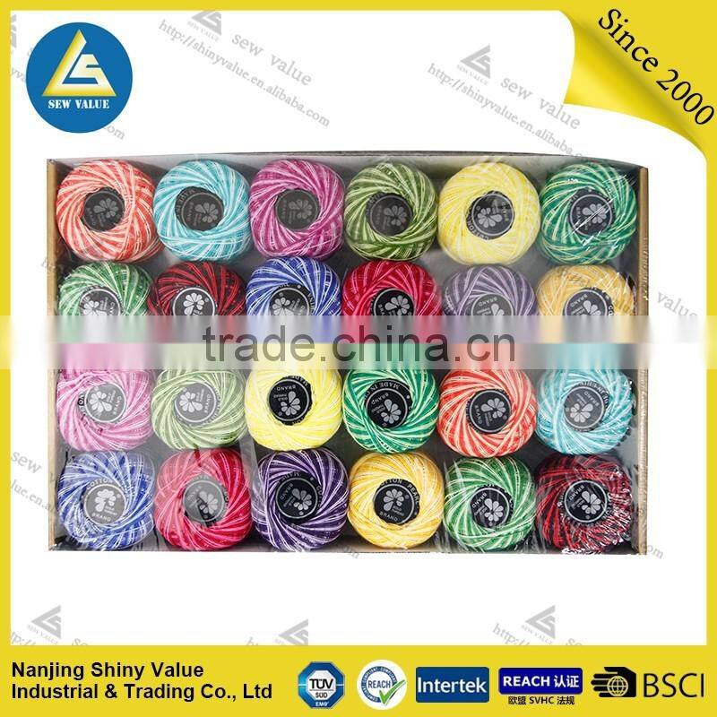 100% nylon sewing thread with Plastic pipe in blister card