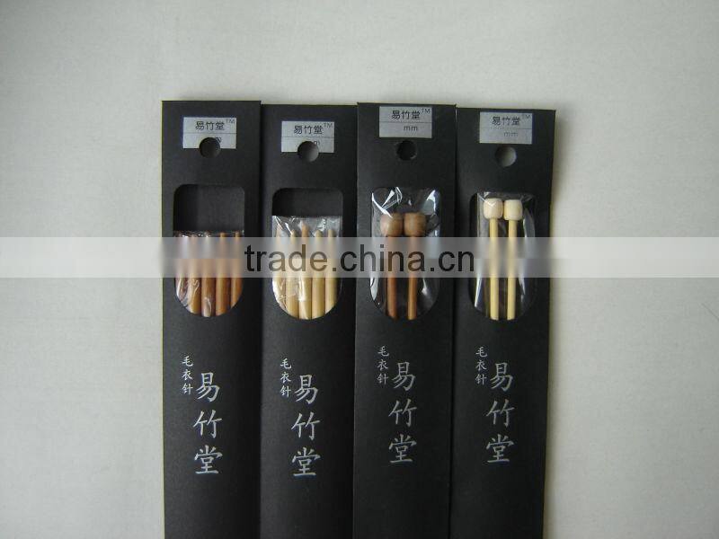 15sz 9" Carbonized Single Pointed bamboo knitting needles