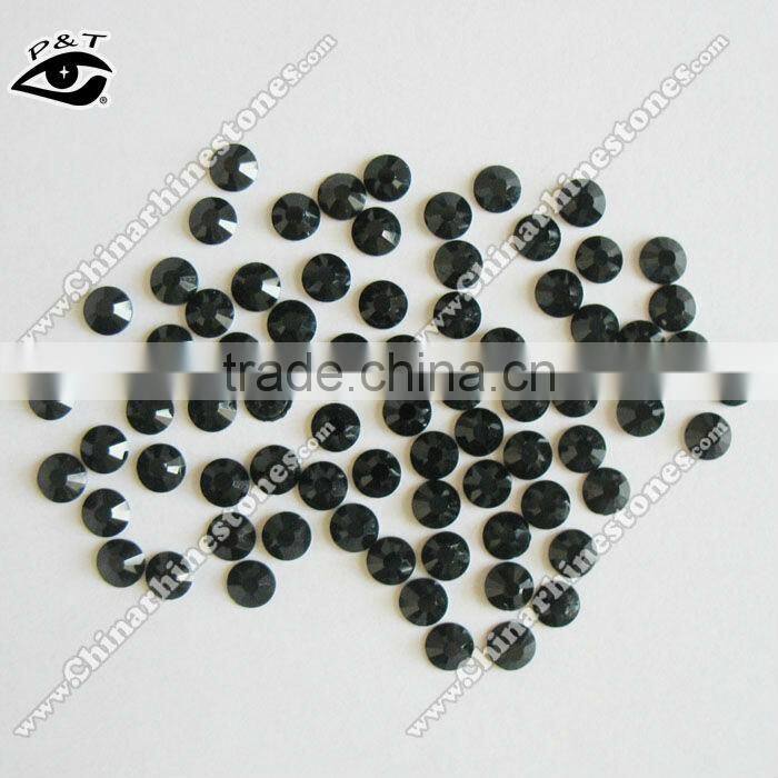 DMC machine cut rhinestone ss16 jet black strass for jeans shoes bags