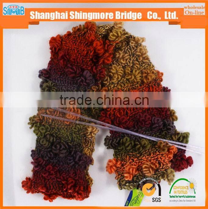 2016 new fashion yarn supplier hot wholesale acrylic flowers knitting yarns for summer new fashion