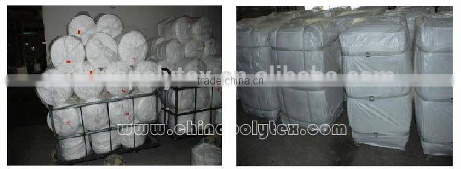 virgin grade high bulk polyester tops