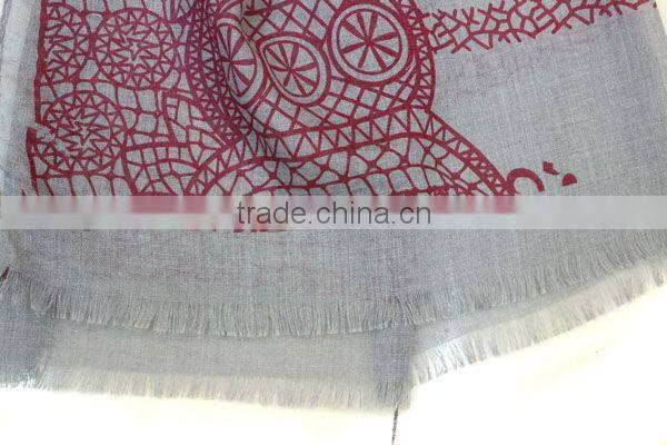 new design fashion ladies floral print scarf