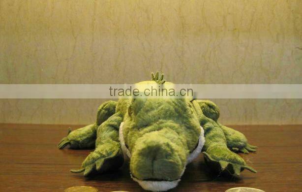 Custom design lifelike toy plush Alligator toy realistic crocodile toy