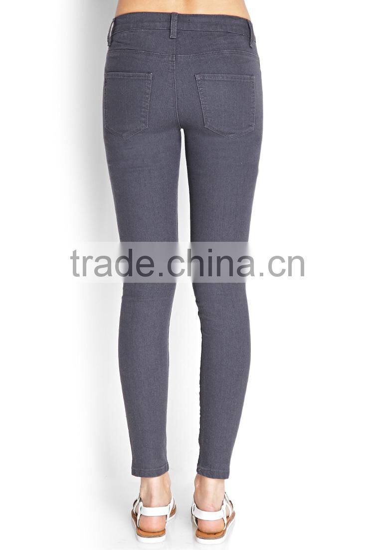 hot selling custom woman denim jeans made in china classic wash skinny denim jeans wholesale ladies jeans top design