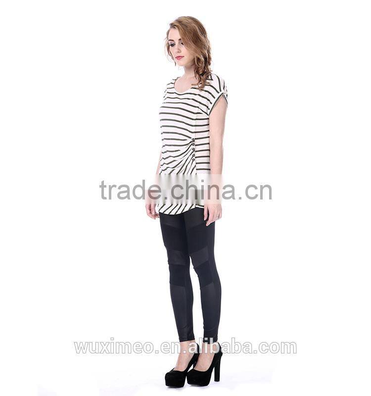 New design stylish custom rubber printing t shirts women's