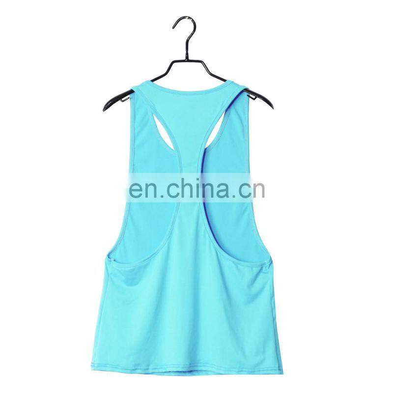 Promotional price summer quick dry slim fit blank womens tank tops in bulk gym tank top woman