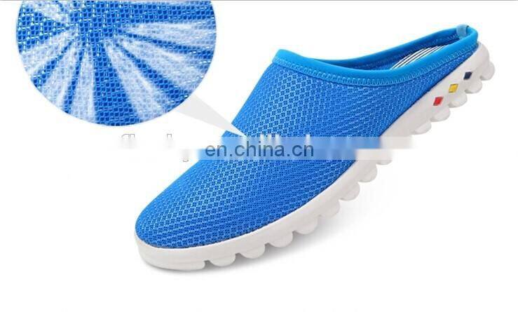 Wholesale Slip on Breathable Mesh Slipper Sports Slipper Shoes 2017