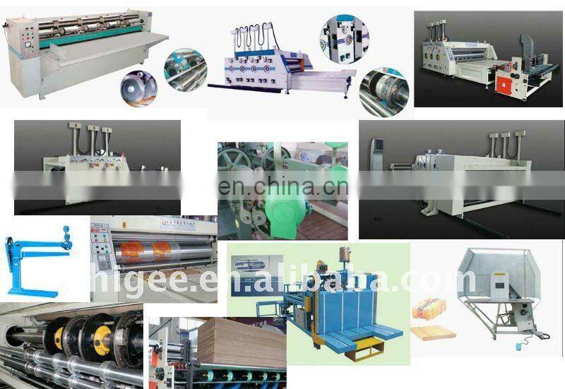 Manufacture price of Corrugated cardboard carton box fold glue machine