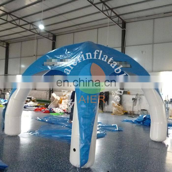 Used Outdoor Inflatable Blue Tent for Event, Advertising Inflatable Air-saeled Tent for sale