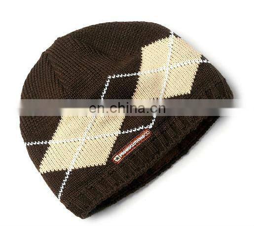 custom 100% acrylic beanie hat