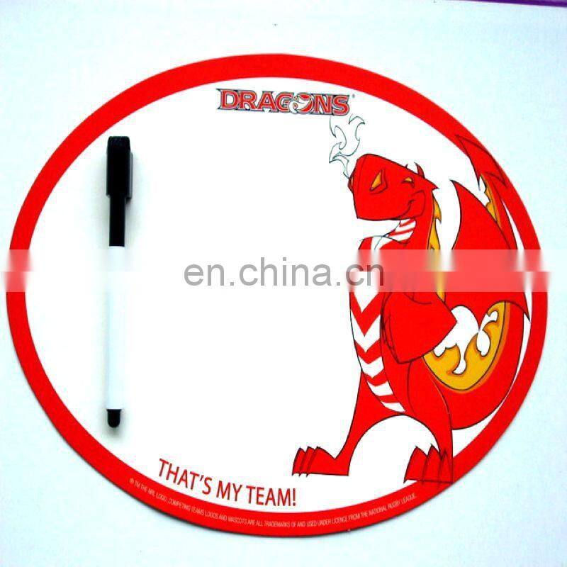 Good qualitly and low price blank magnetic board,fridge manget writeboard