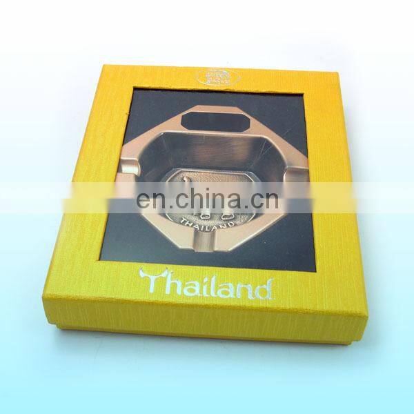 Custom tourist souvenir pewter ashtray