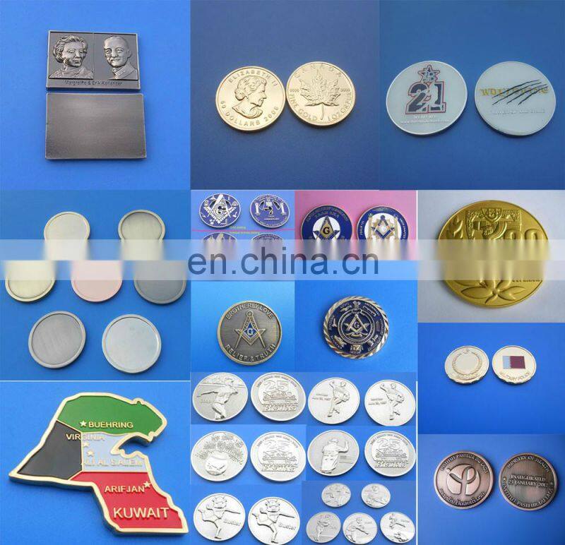 3D custom high quality kungfu souvenir challenge coin