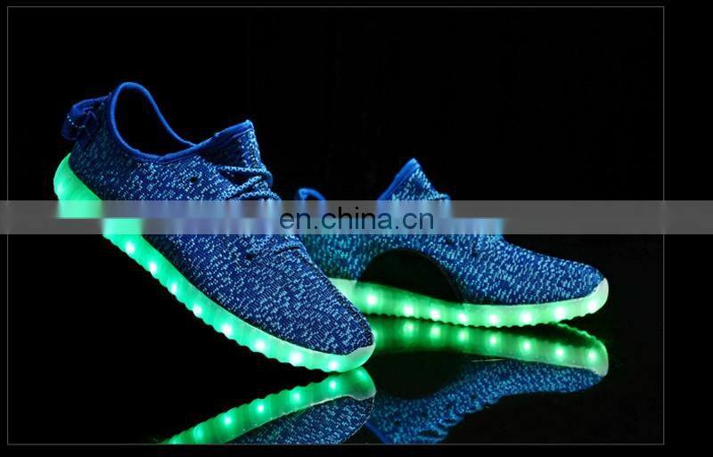 Simulation led shoes, led light up dance shoes, led light running shoes
