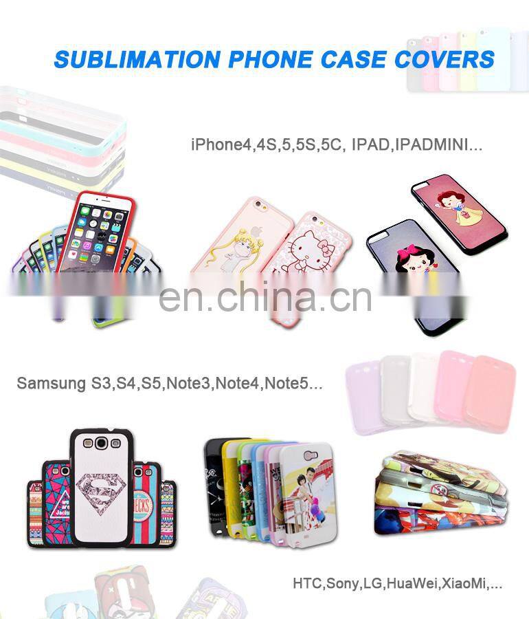 sublimation printing flip leather phone cover for iPhone 7