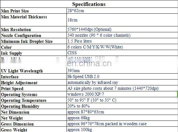 flatbed printer a4 digital flatbed uv printer a2 uv flatbed printer