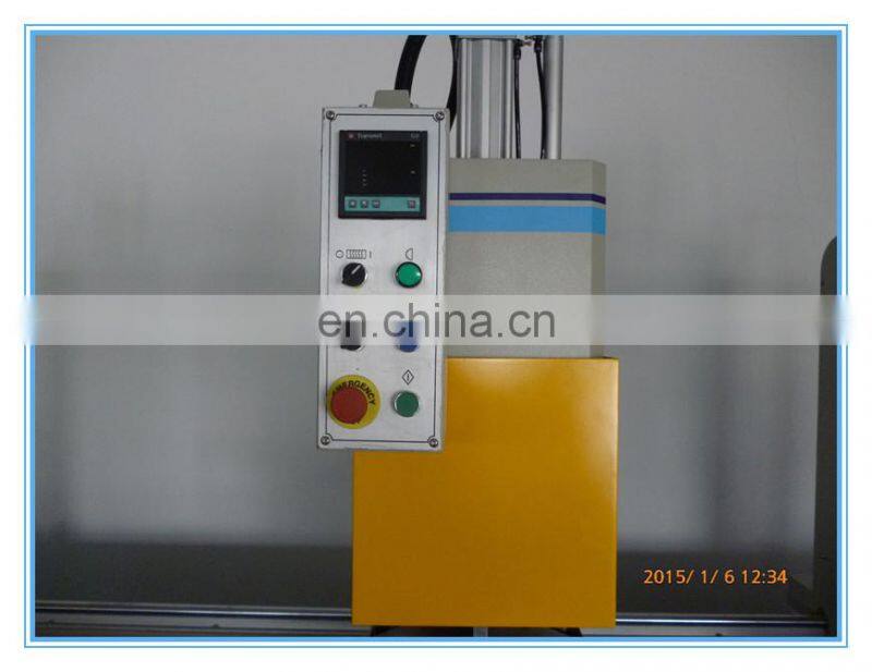 Welcome.New Four-head PVC Welding Machine on aluminium window-door profile