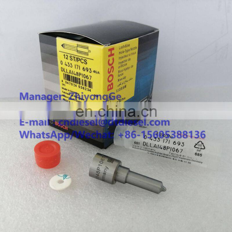 Bosch common rail nozzle DLLA152P2217(0 433 172 217) for injector 0 445 120 396