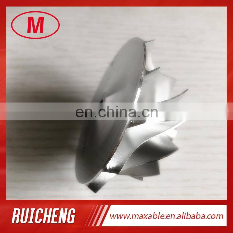 GT28 47.10/63.40mm 11+0 blades 55812/3712-0001bore:5.99mm turbo billet/milling compressor wheel for 816365-0001/446179-0093