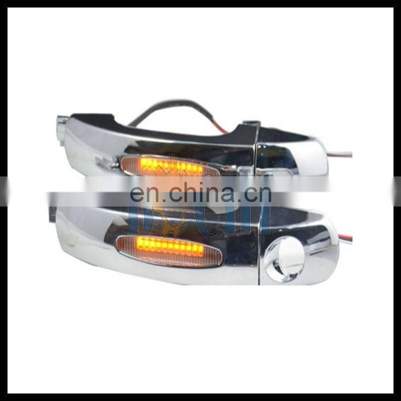 For safety LED light car door handle