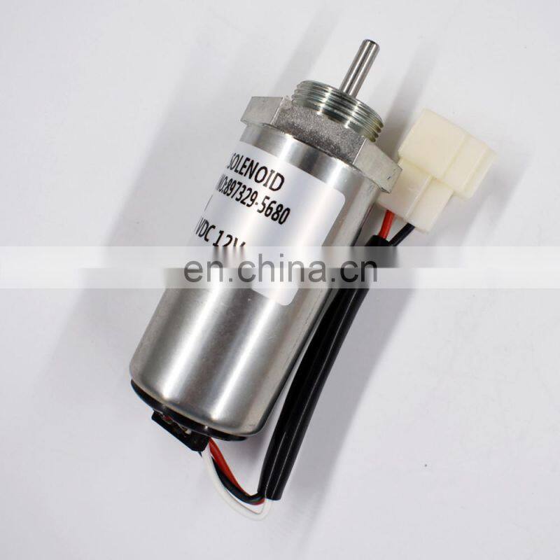 12V Fuel stop Cut off solenoid for Isuzu 3LD1 3LD2 4LE1 engine 897329-5680