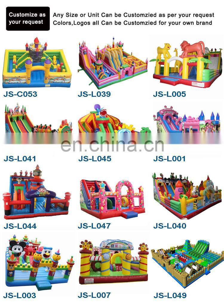 Inflatable Indoor Theme Park Obstacle Slide Castle Bouncer Combo Equipment Giant Fun City Amusement Parks Kids and Adults
