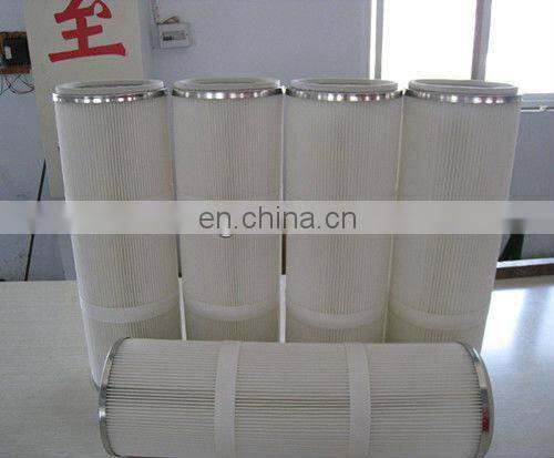 polyester cylindrical air filter cartridge for tobacco dust collector made in China