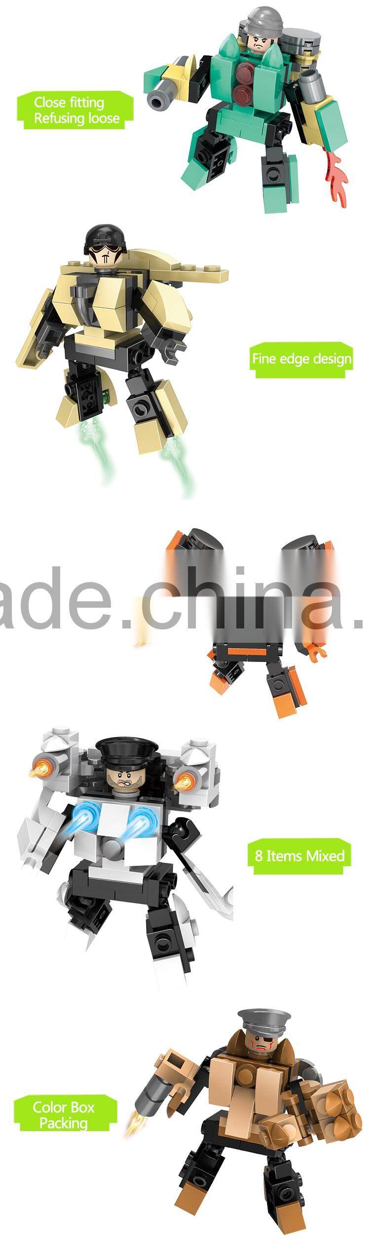 JSTOYS mini hero building blocks,war blocks toy for promotion