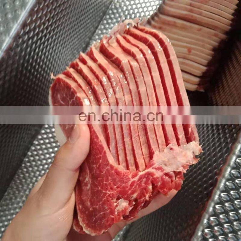 hot selling Chicken Fish Frozen Meat Bone Steak Cube Cutting Bacon Slicing Machine