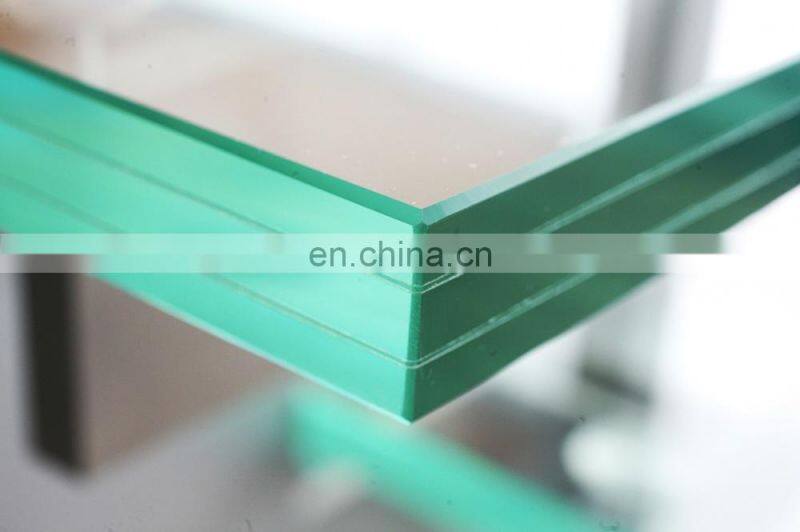 10mm thick tempered laminated balustrade glass for building construction