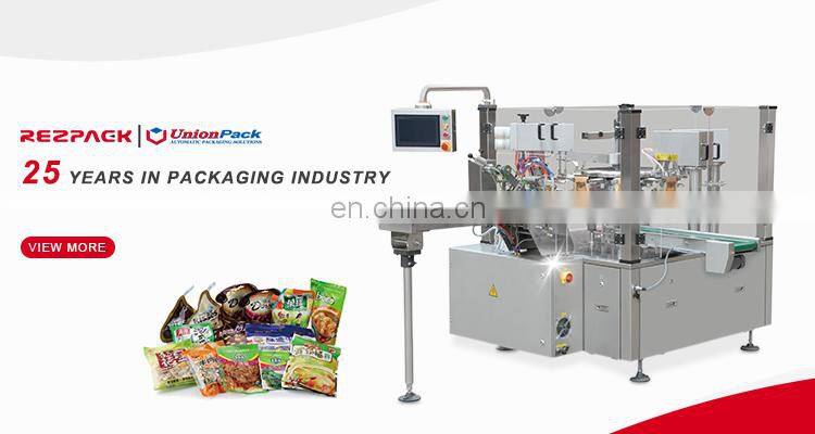 Automatic Rotary Premade Stand Up Pouch Packing Machine