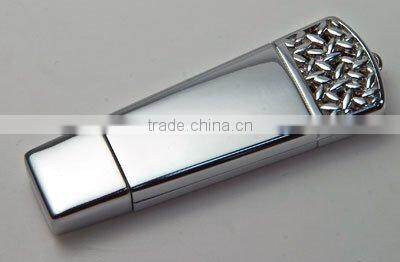 2015 Hot selling custom logo metal material USB flash drive disk,Metal keychain USB disk USB 2.0