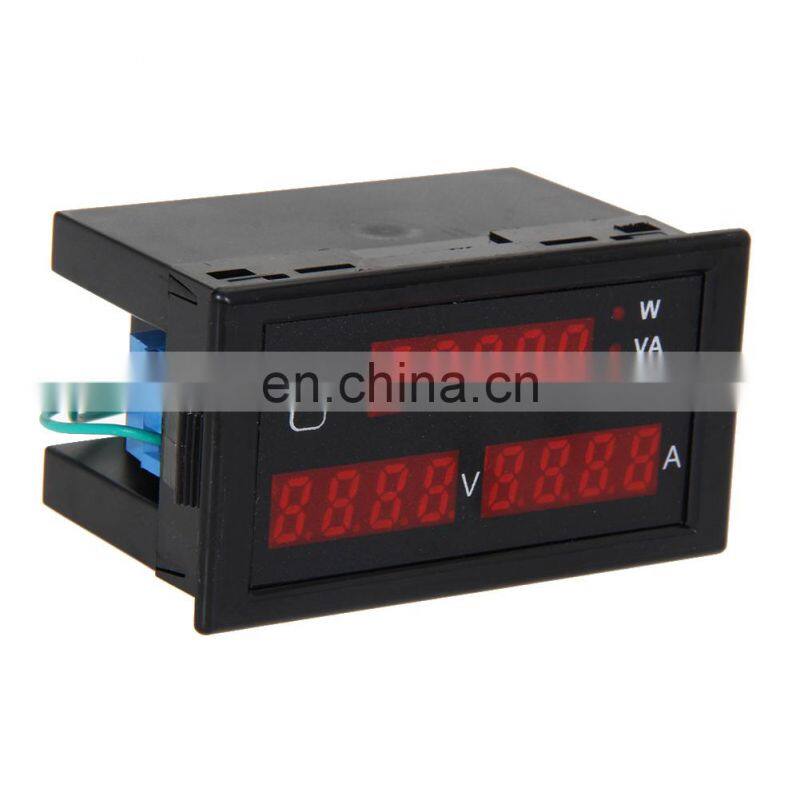 Multi-Function AC200V-450V Digital Ammeter Voltmeter Din Rail LED Volt Meter Display Active Power Electric Energy Meter