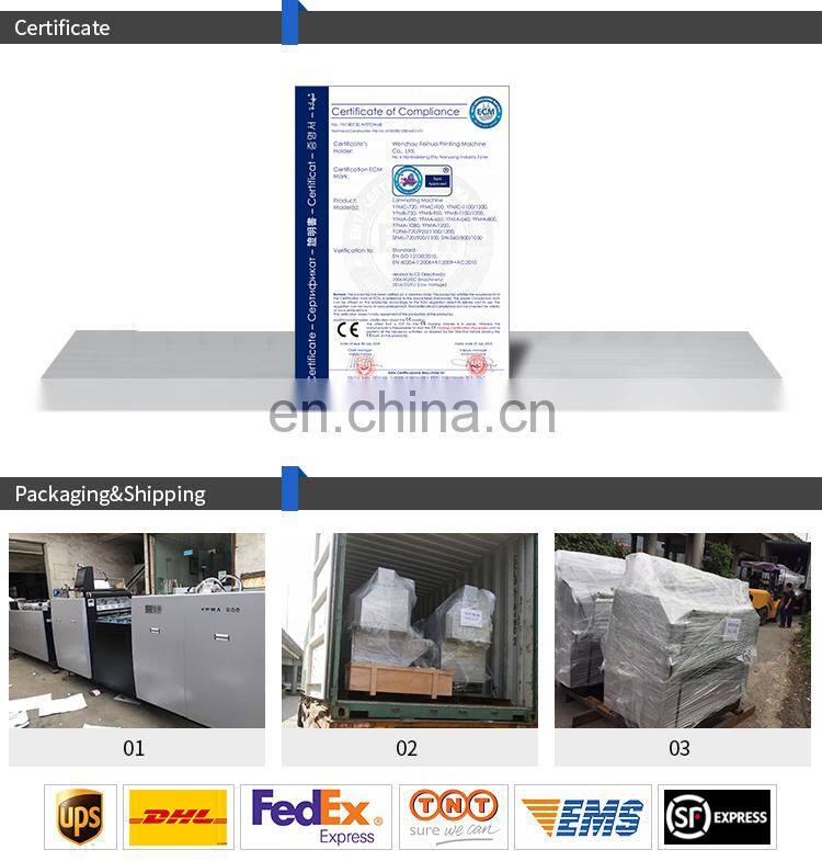 YFMA-800 Fully automatic Thermal Laminating Machine for Double Side optional