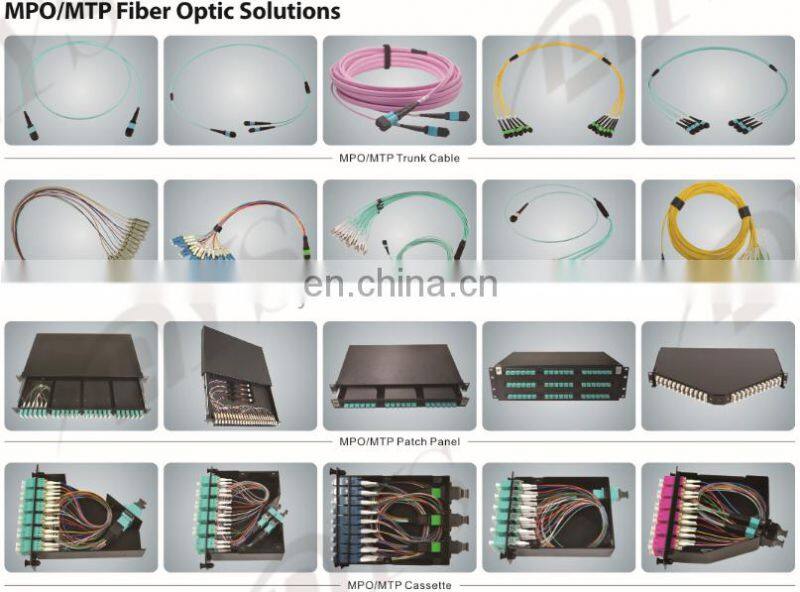 Fiber Optic 12F 24F OM3 MPO Cassette MTP Cassette