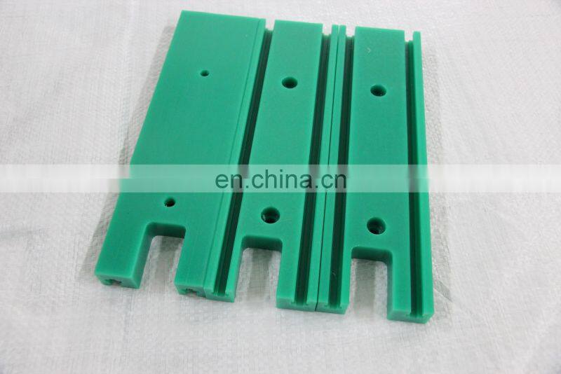 UHMW-PE thermoplastic Plastic cnc stainless linear guide rail