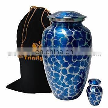 designer urns with fancy bag
