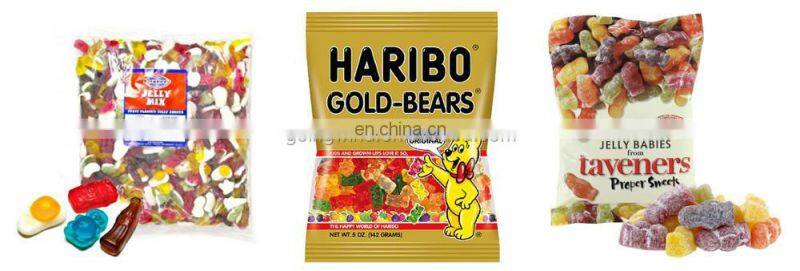 Automatic fudge candy jelly packing machine auto jelly candy weighing filling packaging equipment cheap price for sale