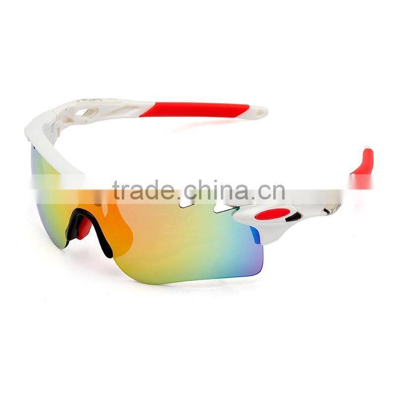 Hottest selling low MOQ color mixing 5 interchangeable lens bicycle sport sun glasses