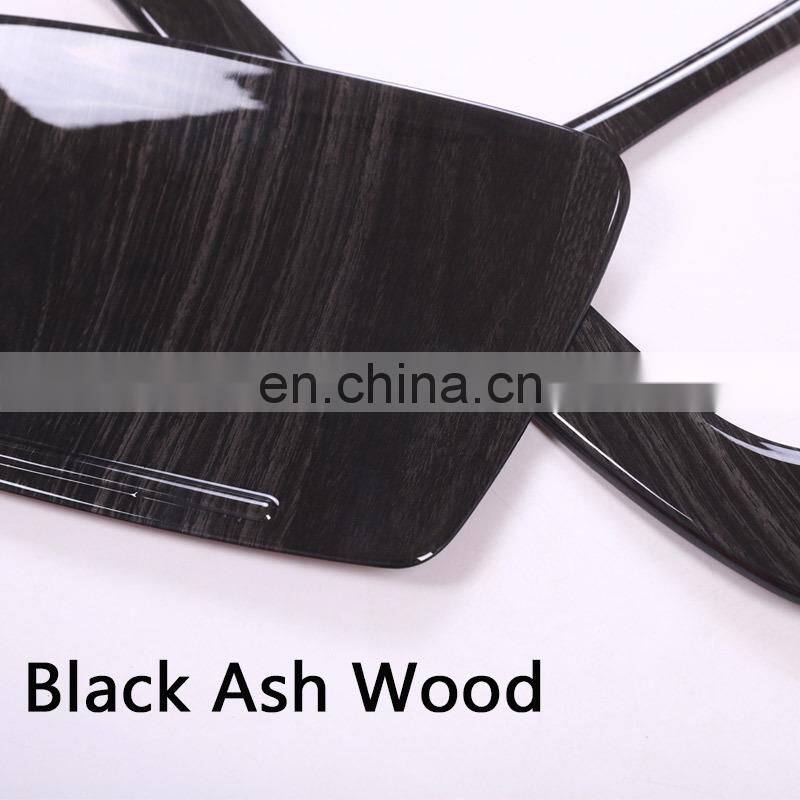 New Black ash Wood Grain For Mercedes Benz E Class W213 2016 2017 ABS Console Gear Panel Frame Cover Trim Stickers