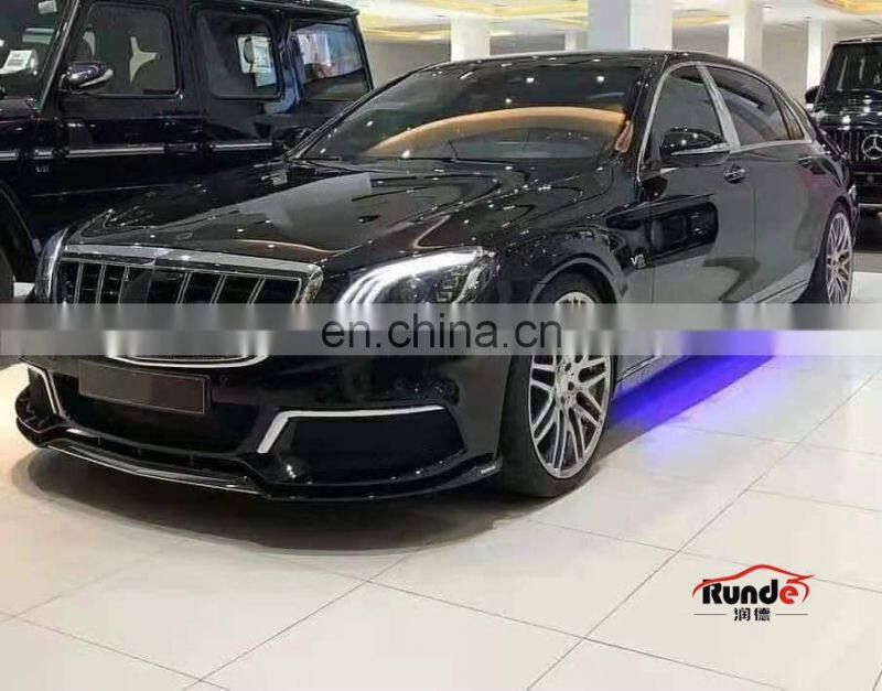 Runde High Quality PP Material Auto Car Body Parts BARBS B900 Style Body Kits For 2018-2020 Mercedes-Benz W222 S63 S65 body kit