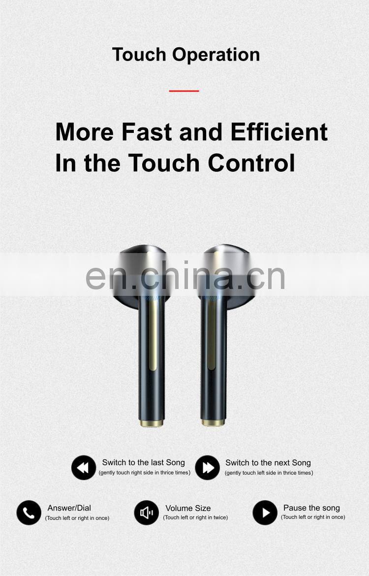 Hands free Earpiece True Auriculares Stereo LED power display BT 5.0 wireless earphone tws earbuds wireless 2021