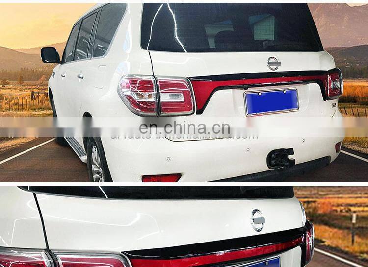 Modify Accessories Trunk Trim Middle Spoiler Car Sticker For Patrol