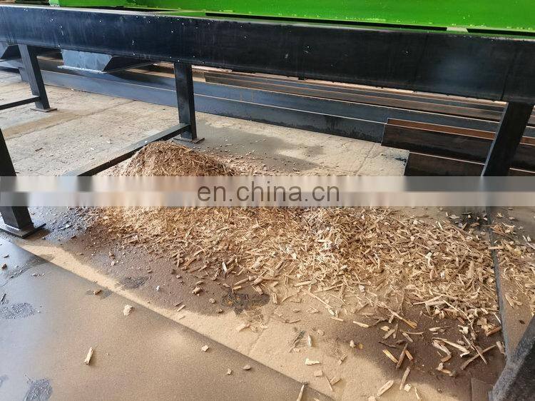Environmental Stationary Wood Sawdust Firewood Screening Machine