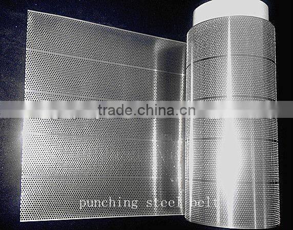Punching aluminium belt Small circular aperture