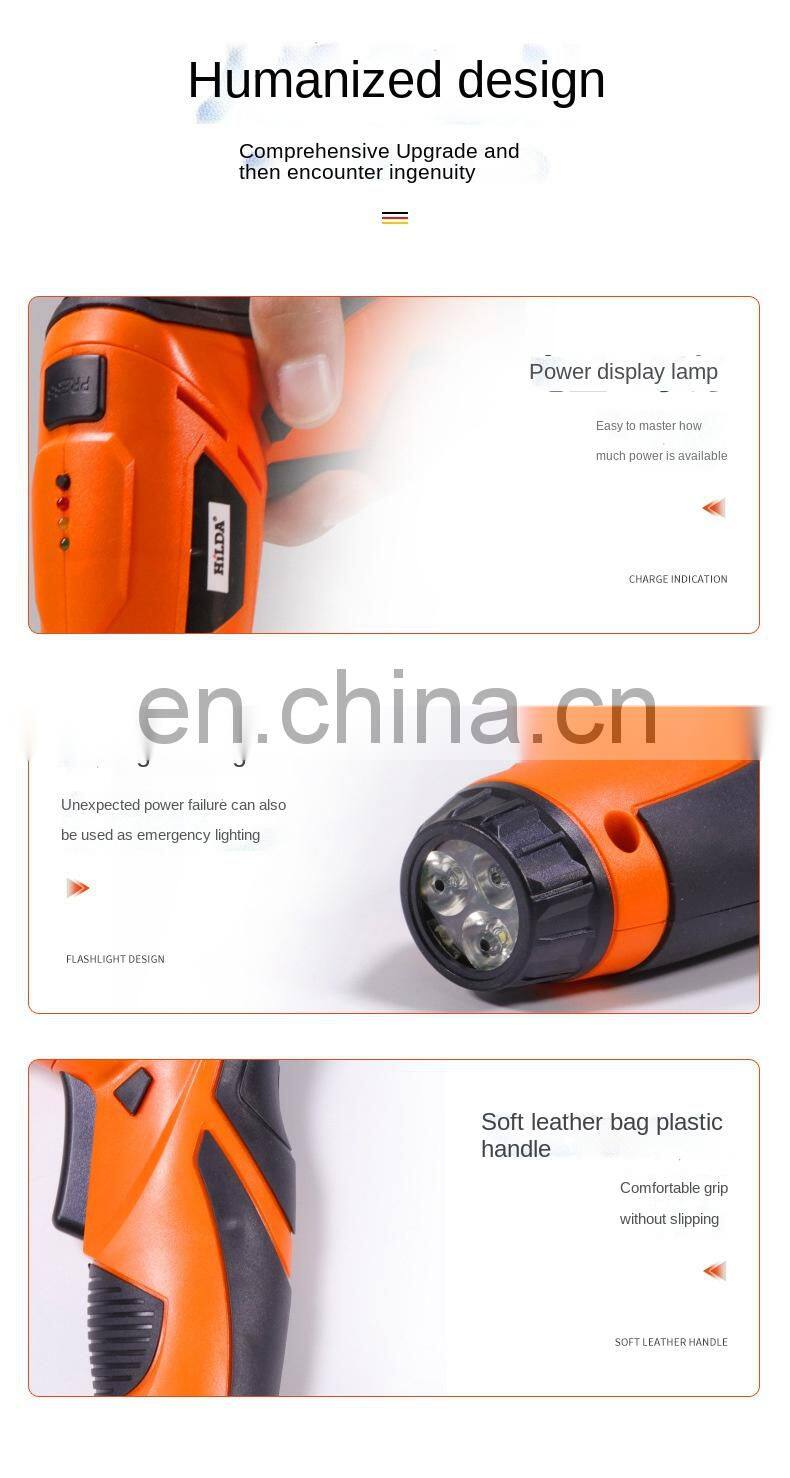 China made small portable variable speed double speed rechargeable electric drill cordless electric drill