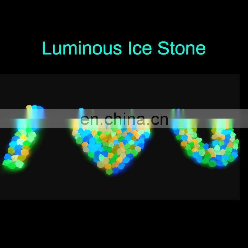 300pcs/Pack Luminous Stone Walkway Rock Garden Patio Lawn Garden Yard Stone Decoration Garden Craft Luminous Cobblestone Decor