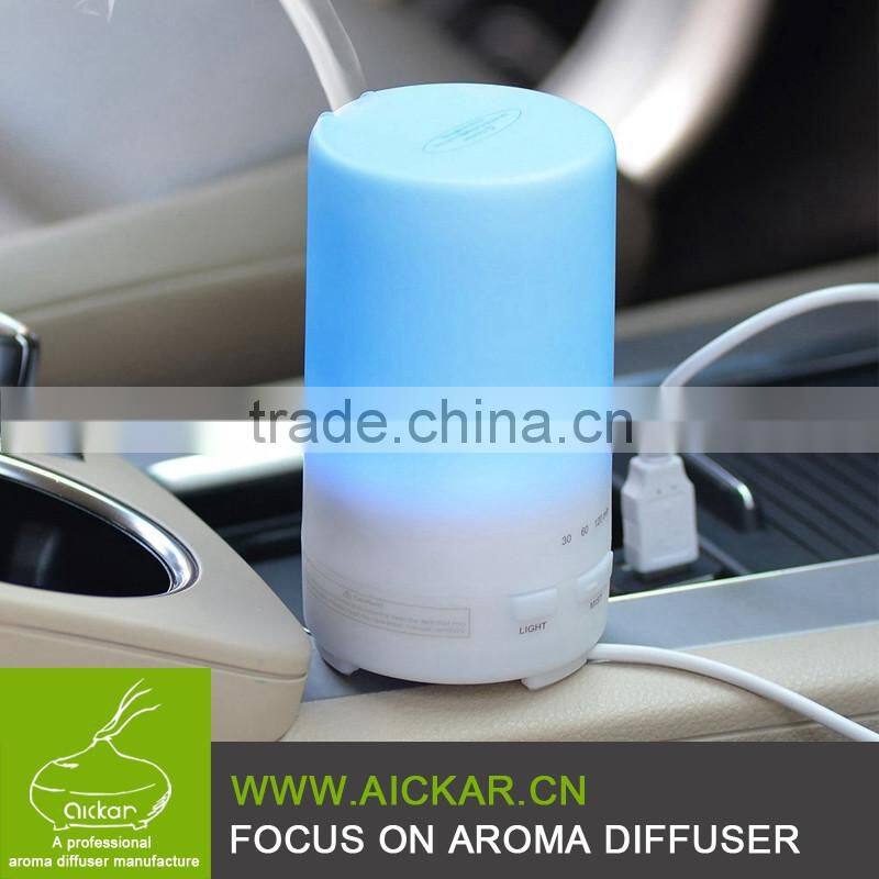 High Quality USB Ultrasonic Car Aroma Diffuser Independent Light Control