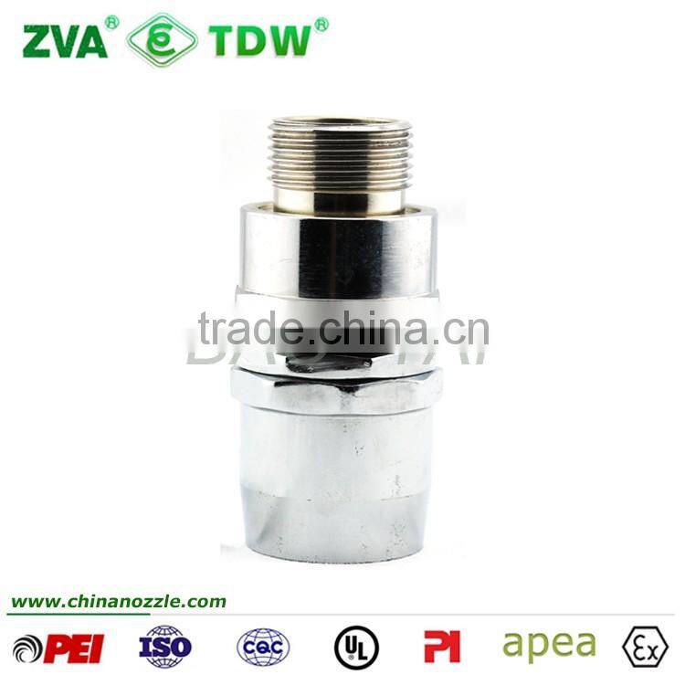 Flexible hose swivel connector rotary swivel 3/4" 1" hose reel swivel joints for fuel oil nozzle